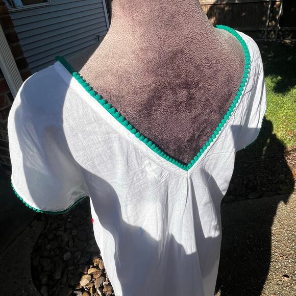 NEIMAN MARCUS PURE NORDIC COTTON KIMONO COVERALL SZ L - Picture 2 of 6